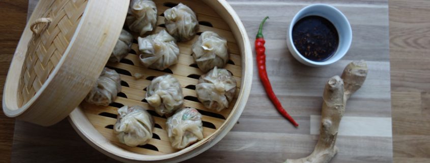 Jiaozi (Dumpling, Teigtaschen)